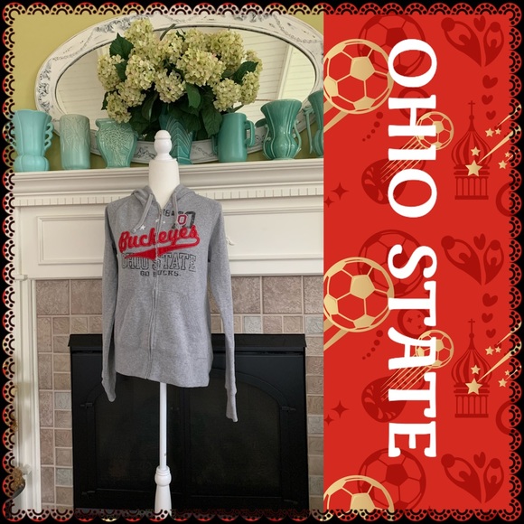 OHIO STATE hooded sweatshirt jacket XL - Picture 1 of 4